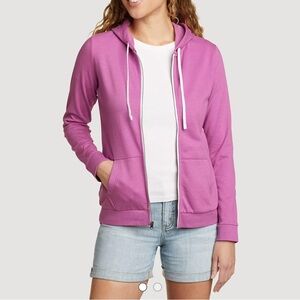 Women's Camp Fleece Full-Zip Hoodie by Eddie Bauer